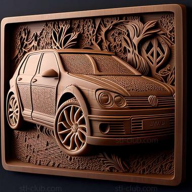 3D модель Volkswagen Golf VI (STL)